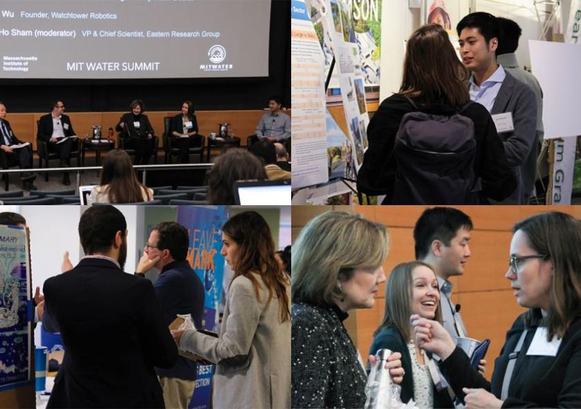 Throughout the MIT Water Club’s November Water Summit, attendees from industry, government, and academia engaged in detailed discussions on how cities across the globe can meet water scarcity with resilience strategies.Photo: Andi Sutton/J-WAFS