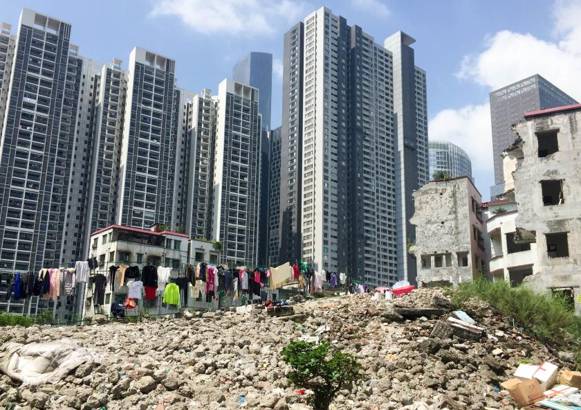 Xian Village in Guangzhou, China, is a project under redevelopment.