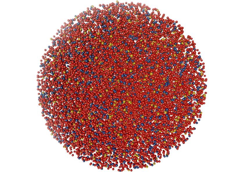 
              A single year of carbon dioxide emitted as a result of actions and energy use in the MIT School of Architecture and Planning. Each ball represents a ton of emitted carbon, with the different colors standing for different sources. Th...