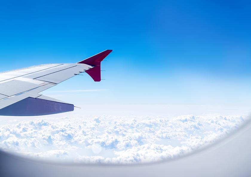 
              Around 90 MIT students were asked to calculate the carbon footprint of their flight to their MISTI destination and to compare the results to other common daily activities.
              Photo courtesy of Neosha Narayanan.
      