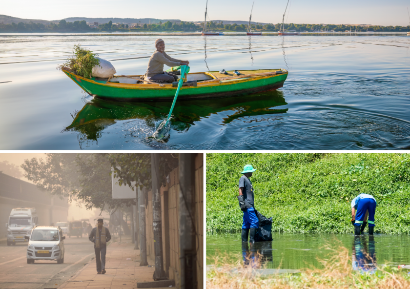 
              Africa, MENA, and South Asia are on the front lines of global air and water crises.
              Photos: Nick Brundle Photography/Shutterstock (top); Saurav022/Shutterstock (bottom left); Roxane 134/Shutterstock (bottom right)
      