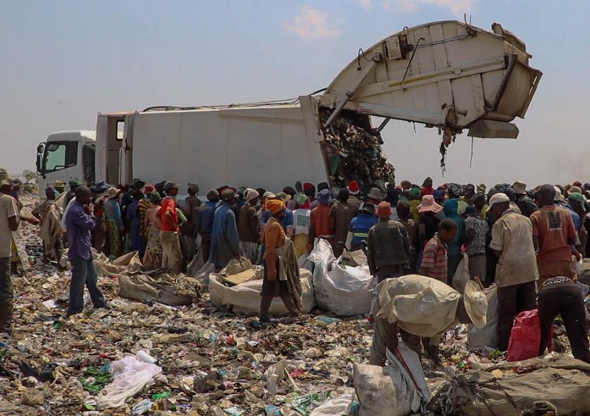 
              In their Energy, Environment, and Society class, MIT students learned that discarded cell phones and computers as well as retired parts of solar panels often end up in dumps like this one — the Richmond landfill in Bulawayo...