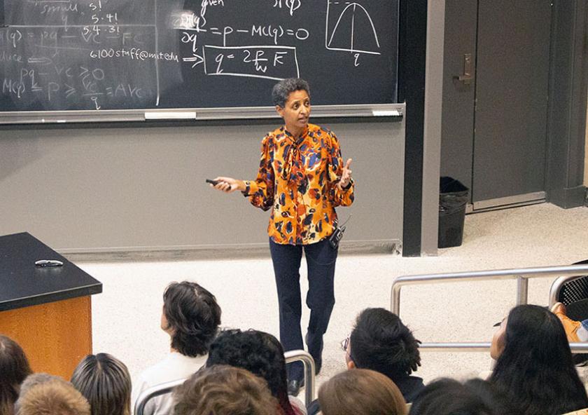 
              Sossina Haile ’86, PhD ’92, a professor of materials science and engineering at Northwestern University, gives the fall 2023 Wulff Lecture at MIT. She discussed an innovative way of transporting hydrogen: in ammonia.
            ...