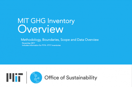 MIT GHG Inventory Overview MIT GHG Inventory Overview