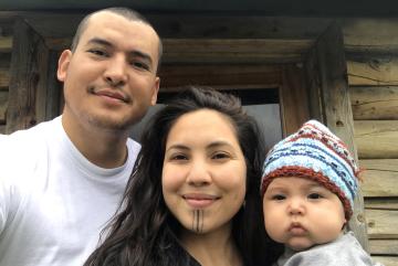 
              “The beauty of the Iñupiaq language is that the perspective and the wisdom of my ancestors has been preserved in the language," says graduate student Annauk Olin. "If we lose our language, we lose our ability to see into the mind...
