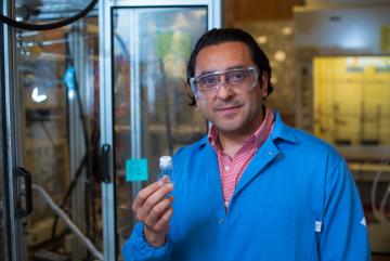 
              Professor Yuriy Román-Leshkov and collaborators have demonstrated a new way to produce a critical component of aviation fuel from lignin, a plant material that’s generally discarded as waste during biomass processing. 
           ...