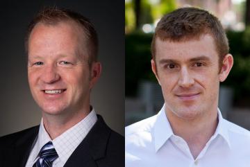 The co-directors of MITEI’s Low-Carbon Energy Center for Electric Power Systems Research are (left) Christopher Knittel, the George P. Shultz Professor of Applied Economics at the MIT Sloan School of Management, and Francis O'Sullivan, director o...