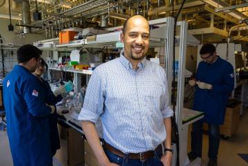 Fikile Brushett is the Cecil and Ida Green Career Development Associate Professor in the Department of Chemical Engineering.Photo: Lillie Paquette/School of Engineering
