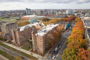 An aerial shot of MIT’s campus.Image: AboveSummit with Christopher Harting
