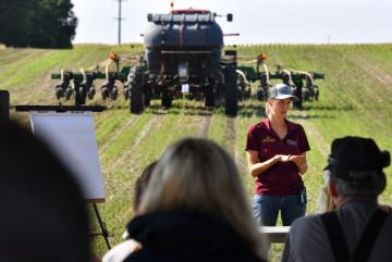 MIT Environmental Solutions Journalism fellow Nora Hertel attended an agricultural conference and fair in Minnesota to learn how farmers and foresters are exploring carbon credit markets and climate-smart practices. Hertel is the government and investigations reporter for the St. Cloud Times in central Minnesota.