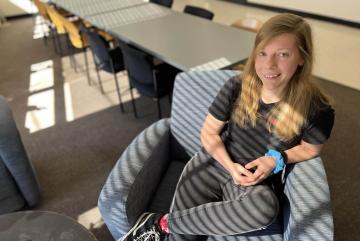 
              "It was a shot in the dark,” says Skylar Dannhoff about taking a chance on high-energy-density physics. Now she finds herself supporting a history-making fusion experiment.
              Photo: Paul Rivenberg
      