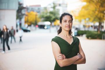 
              Through teaching, research, and coalition building, professor of materials science and engineering Elsa Olivetti’s lifelong passion for sustainability bolters MIT’s efforts to combat climate change.
              Photo: Jare...