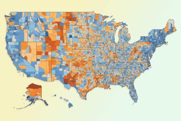 
              A new map shows which U.S. counties have the highest concentration of jobs that could be affected by the transition to renewable energy, based on new research by Christopher Knittel, the George P. Shultz Professor at the MIT Sloa...