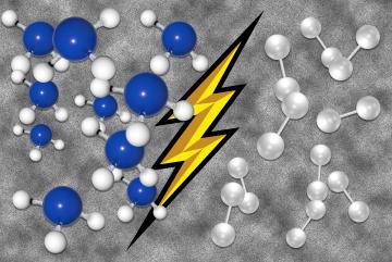 MIT researchers have developed a new way to extract pure hydrogen gas from ammonia and other hydrogen carrier molecules. Their strategy, which uses electricity to speed up the extraction, reduces the temperature and energy required to recover hydrogen from these molecules.