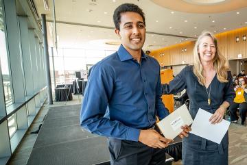 Grand prize winner of $15,000 at the annual MIT IDEAS Global Challenge showcase and awards ceremony went to Umbulizer, a team developing a low-cost, portable ventilator for patients in rural areas where medical resources are scarce and unreliable...