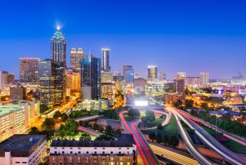 Researchers looked at 11 metro areas — including Atlanta, Georgia, pictured — to examine how much local emissions-reductions programs can help combat climate change. They found that there is likely to be greater impact in the area of residentia...