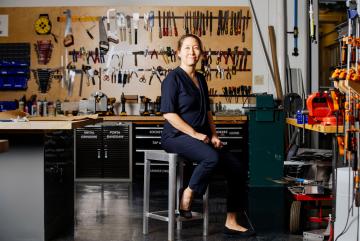 
              MIT architecture professor Miho Mazereeuw’s work on disaster resilience focuses on plans, people, and policies, well as technology and design, to prepare for the future.
              Photo: M. Scott Brauer
      
