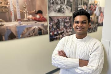 
              For graduate student Rishabh Datta, finding the path to the Plasma Science and Fusion Center was “a long and circuitous route that started with culturing bacteria.”
              Photo: Paul Rivenberg
      