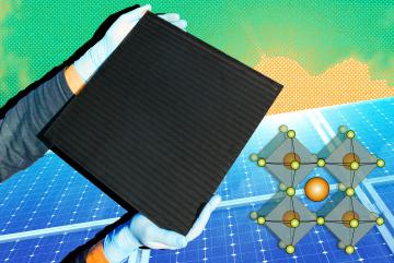 
              The optimized production of perovskite solar cells could be sped up thanks to a new machine learning system.
              Image: Photo of solar cell by Nicholas Rolston, Stanford, and edited by MIT News. Perovskite illustration b...