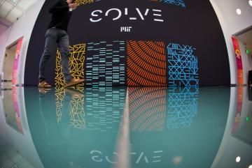 Solve at HUBweek took place at the MIT Media Lab on Sept. 27 and 28. Participants selected online through an open innovation platform pitched their ideas for meeting a range of challenges, from removing carbon dioxide from the atmosphere, t...