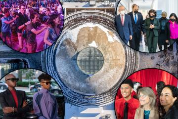
              On campus, key moments of 2022 included an Institute-wide dance celebration, a visit from U.S. Secretary of Commerce Gina Raimondo, a community event to welcome new president Sally Kornbluth, and a special screening of Marve...