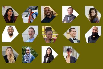 
              The inaugural cohort of MIT Morningside Academy for Design fellows includes (top row, l-r) Surbhi Agrawal, Jonathan Bessette, Justin Brazier, Alexander Crease, Ganit Goldstein; (middle row, l-r) Kyle Gordon, Elijah Martin, Mariam...