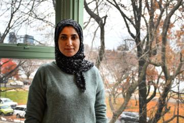 Maryam Rashed Alshehhi is a visiting assistant professor from the United Arab Emirates.Photo: Kelsey Tsipis