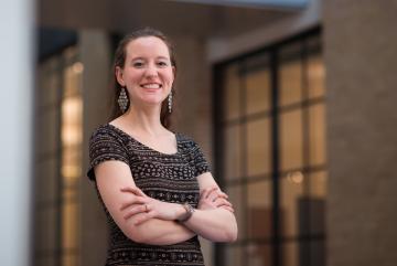 “I thought nuclear made the most sense, since it produced energy and cleaned up the atmosphere, so I decided I should contribute to the field somehow,” Miriam Kreher recalls.Photo: Gretchen Ertl