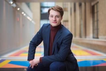 “My goal is to address climate change as an innovator and creator, whether by pushing the boundaries of science” through research or pursuing a zero-carbon future as an entrepreneur, says MIT PhD candidate Pablo Ducru.Photo: Gretchen Ertl