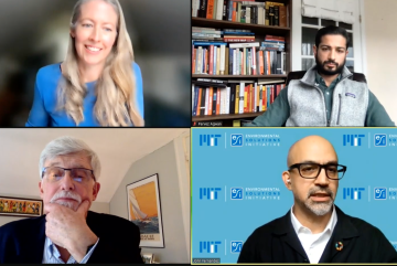 
              A broad cross-section of the MIT community was represented at a recent engagement forum. Clockwise from upper left: Senior Associate Dean and Director of the Office of Experiential Learning Kate Trimble, graduate student and presiden...