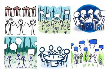 
              The Civil Discourse project to launch this fall at MIT will include a speaker series and curricular activities in MIT’s Concourse program for first-year students.
              Image: Brad Skow/MIT via DALL-E
      