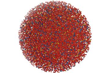 
              A single year of carbon dioxide emitted as a result of actions and energy use in the MIT School of Architecture and Planning. Each ball represents a ton of emitted carbon, with the different colors standing for different sources. Th...