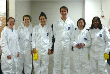 Waste Audit volunteers