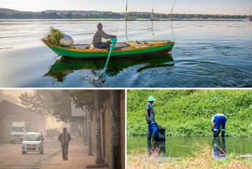 
              Africa, MENA, and South Asia are on the front lines of global air and water crises.
              Photos: Nick Brundle Photography/Shutterstock (top); Saurav022/Shutterstock (bottom left); Roxane 134/Shutterstock (bottom right)
      
