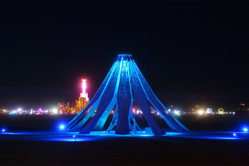 
              Night view of the Living Knitwork Pavilion at Burning Man 2023
              Photo: Irmandy Wicaksono
      