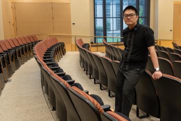 Enrolling in the DEDP program “has been game-changing,” graduate student Lyonel Tanganco says. “The program provides a solid foundation for understanding the world and how to make a positive, measurable difference in the lives of other people, especially the least fortunate among us.”