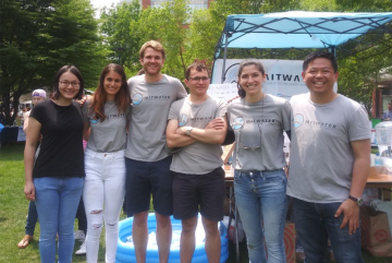 The MIT Water Club conducted a water taste test and outreach event at the Cambridge Arts River Festival.Photo: Patricia Stathatou