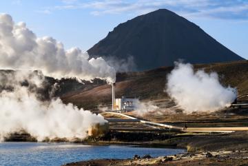 Bjarnarflag Geothermal Power Plant in Mývatn, Iceland