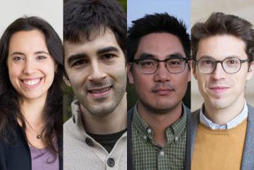 Left to right: Gabriela Schlau-Cohen, Rafael Jaramillo, David Hsu, Nuno LoureiroPhotos: (l-r) Justin Knight, Claudio Cambon, Katherine Shozawa, Susan Young