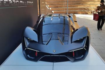 The Terzo Millenio, or Third Millennium, concept car from Lamborghini marks an ambitious collaboration between the Italian automaker and researchers at MIT.Photo: Emrick Elias