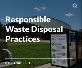 Responsible waste disposal practices